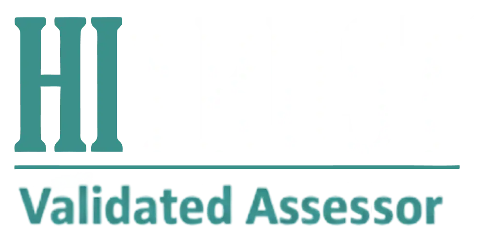 The HITRUST logo with the words Validated Assessor written beneath it in green text.