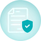 Audit process icon illustration